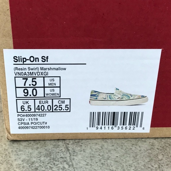 NEW Vans Slip-On SF Marshmellow - Picture 10 of 11